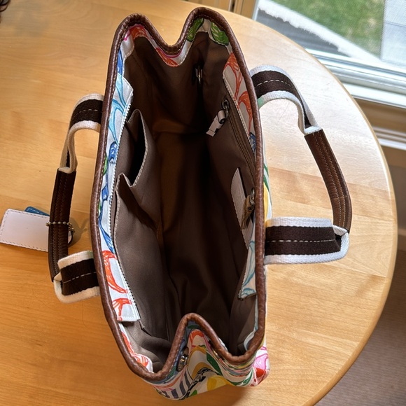 💕✨Gorgeous vintage Y2K coach Hampton patchwork weekend tote bag! 🌸🩵💕🌟 - Picture 12 of 16